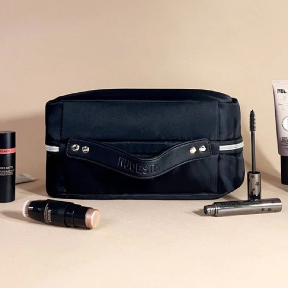 New Nudestix hanging cosmetic travel case in Black